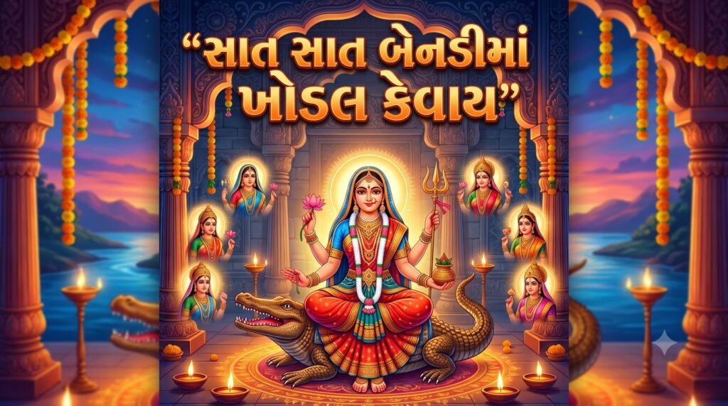 સાત સાત બેનડીમાં ખોડલ કેવાય લિરિક્સ