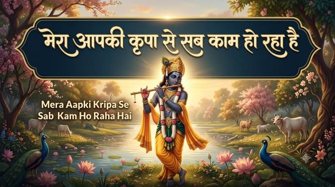 Mera Aapki Kripa Se Sab Kam Ho Raha Hai Lyrics Krishna Bhajan