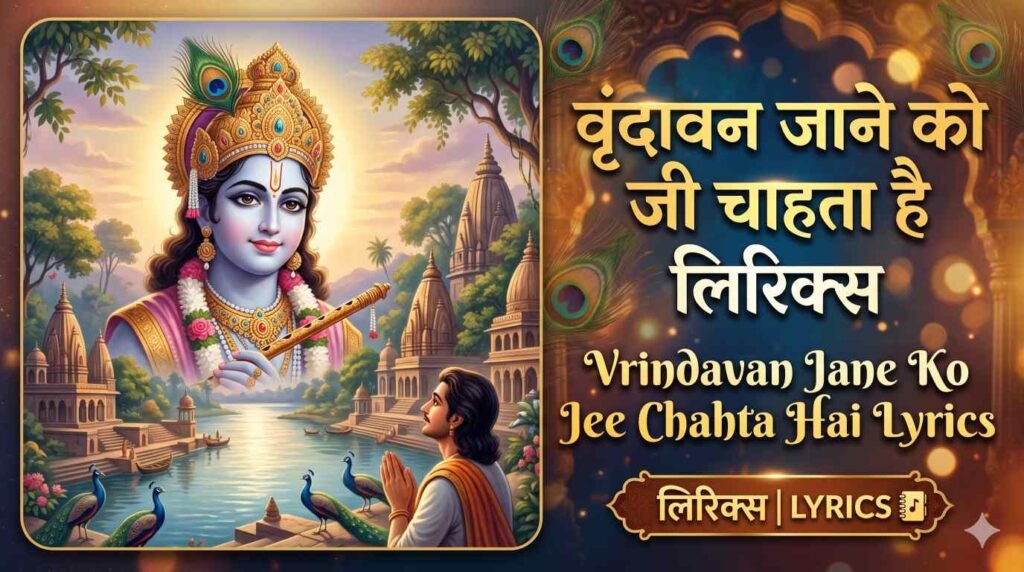 Vrindavan Jane Ko Jee Chahta Hai Lyrics image