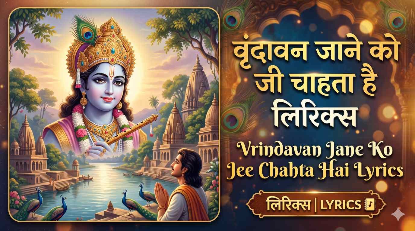 Vrindavan Jane Ko Jee Chahta Hai Lyrics image